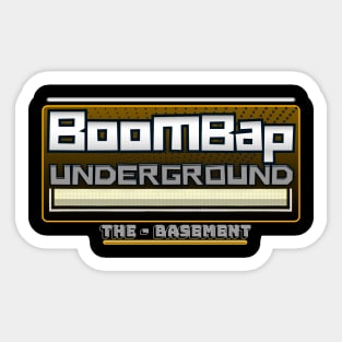 Boombap underground - The Basement Sticker